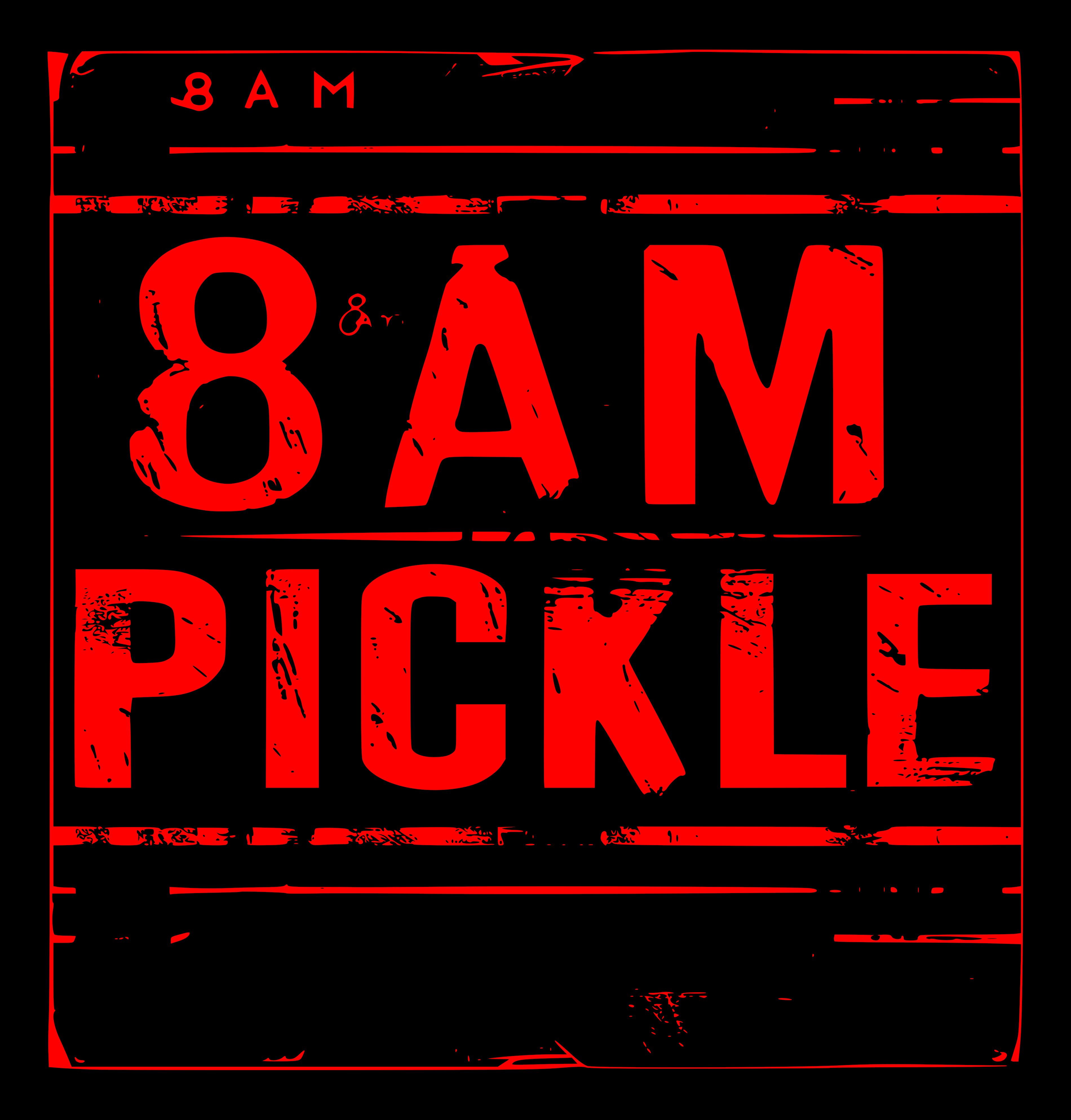 8AM Pickle Logo